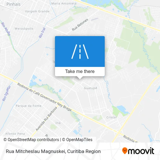 Rua Mitcheslau Magnuskei map