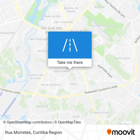 Rua Morretes map