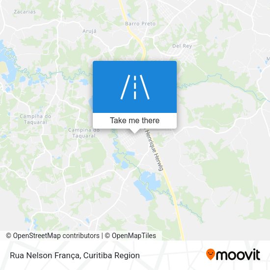 Rua Nelson França map