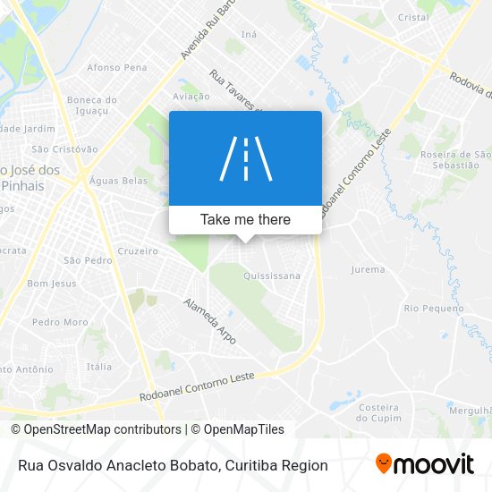 Rua Osvaldo Anacleto Bobato map