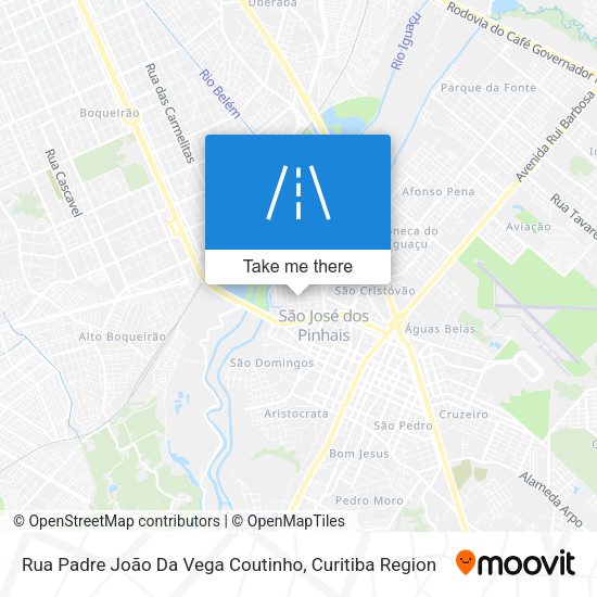 Rua Padre João Da Vega Coutinho map