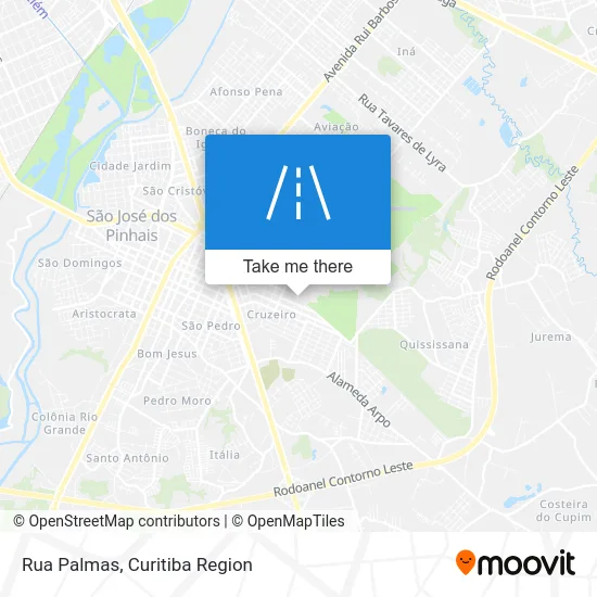 Rua Palmas map