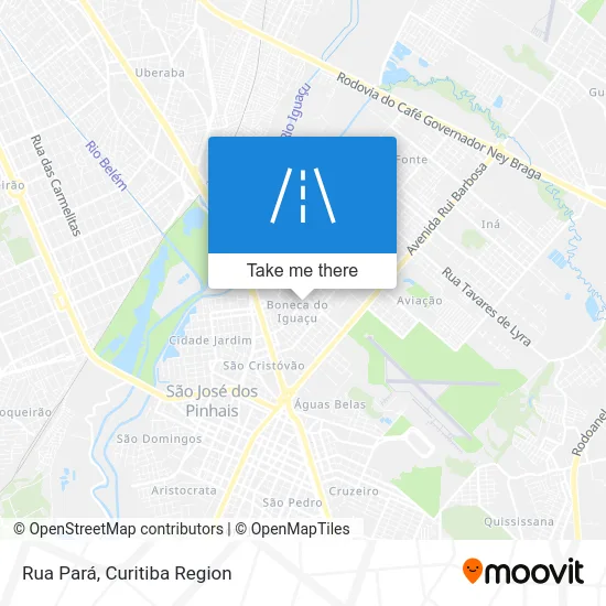 Rua Pará map