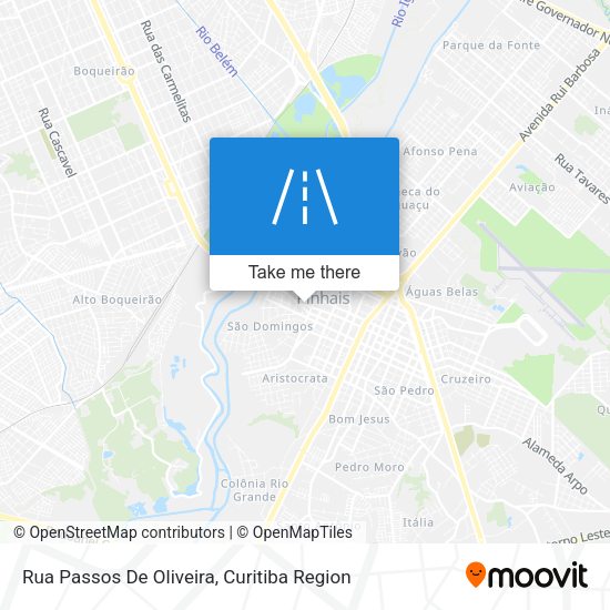 Rua Passos De Oliveira map