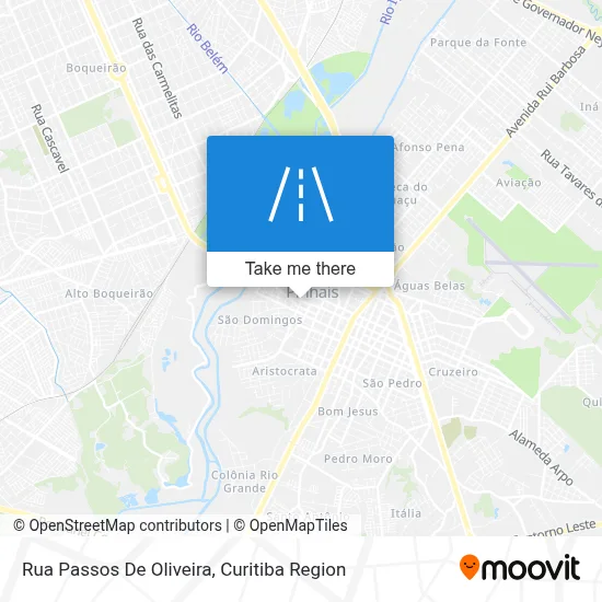 Rua Passos De Oliveira map