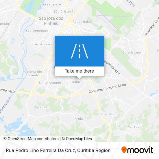 Rua Pedro Lino Ferreira Da Cruz map