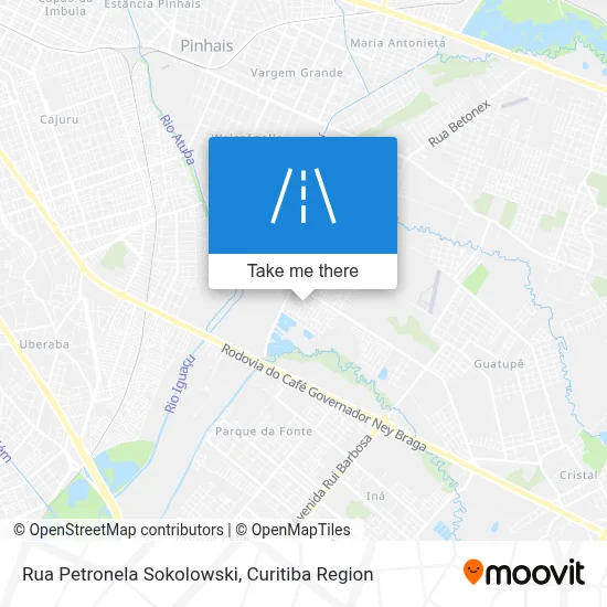 Rua Petronela Sokolowski map
