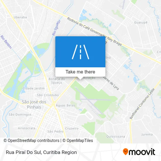 Rua Piraí Do Sul map