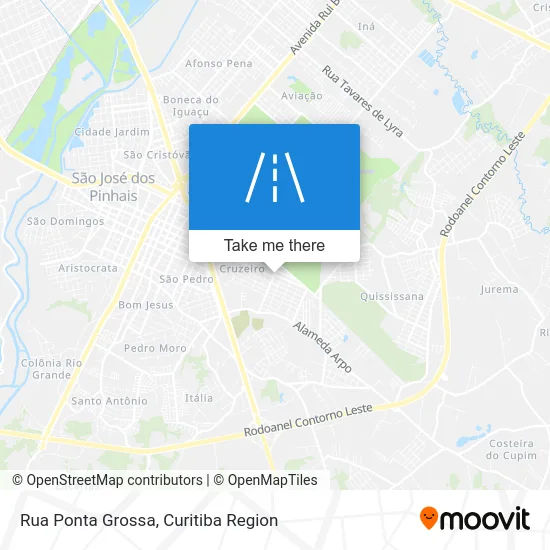 Rua Ponta Grossa map