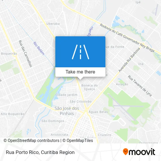 Rua Porto Rico map