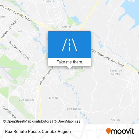 Rua Renato Russo map