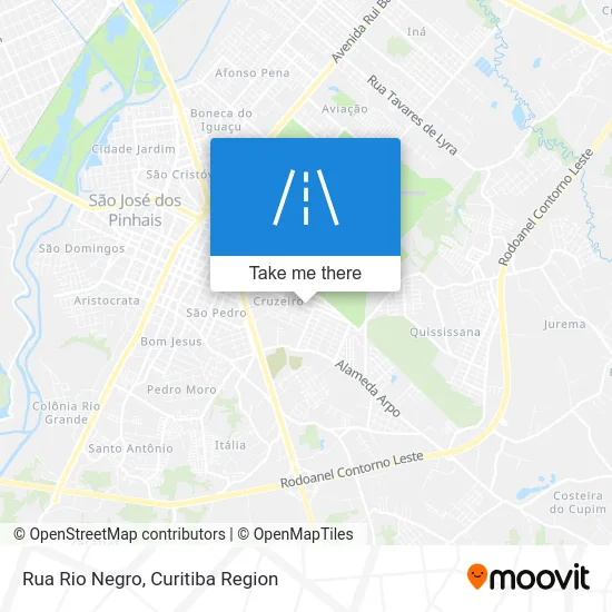 Rua Rio Negro map