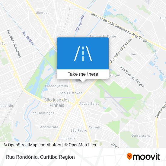 Rua Rondônia map