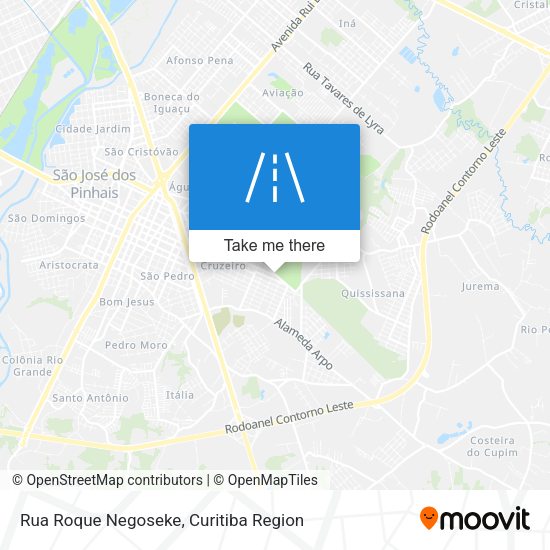 Rua Roque Negoseke map