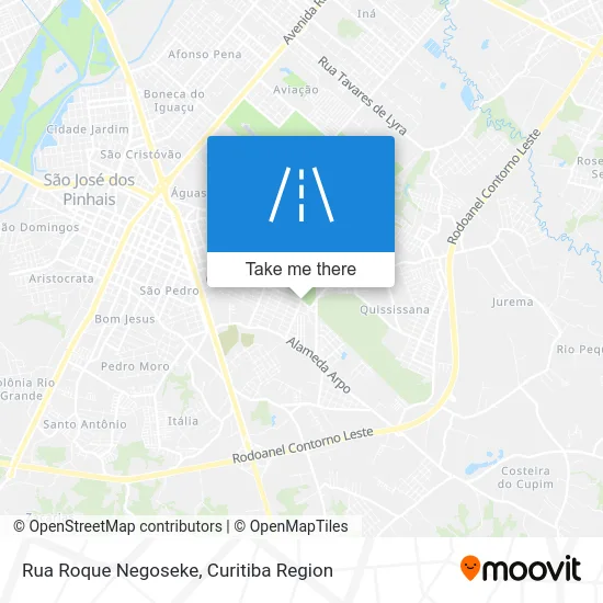 Rua Roque Negoseke map