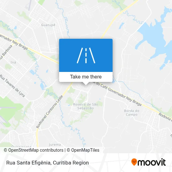 Rua Santa Efigênia map