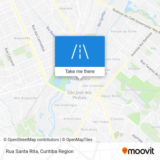 Rua Santa Rita map
