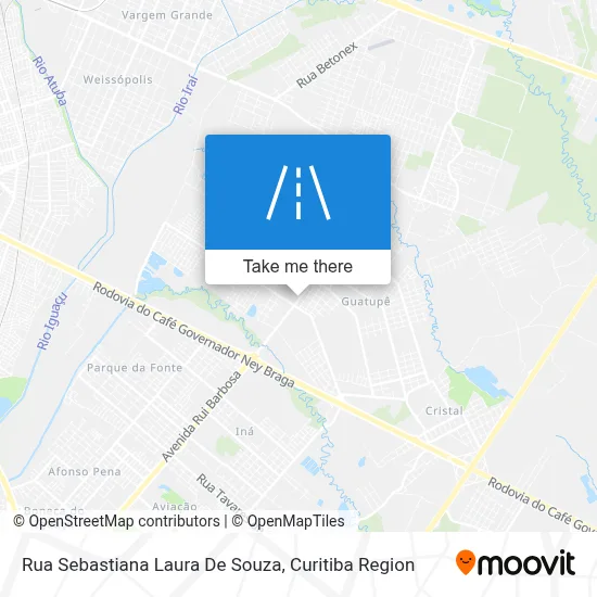 Rua Sebastiana Laura De Souza map