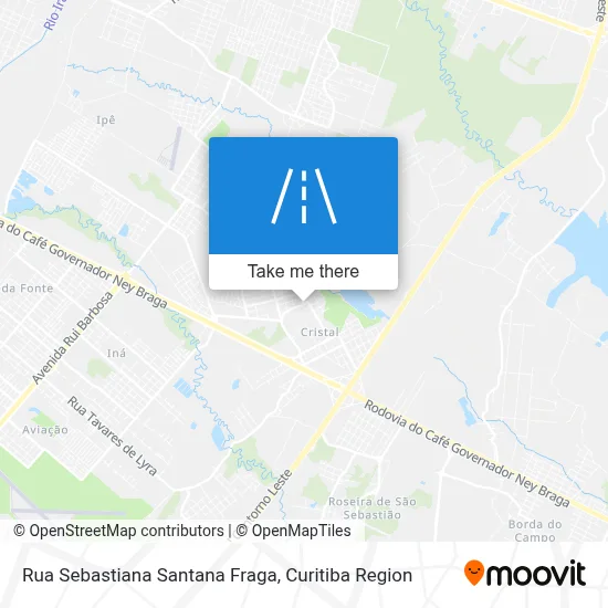 Rua Sebastiana Santana Fraga map