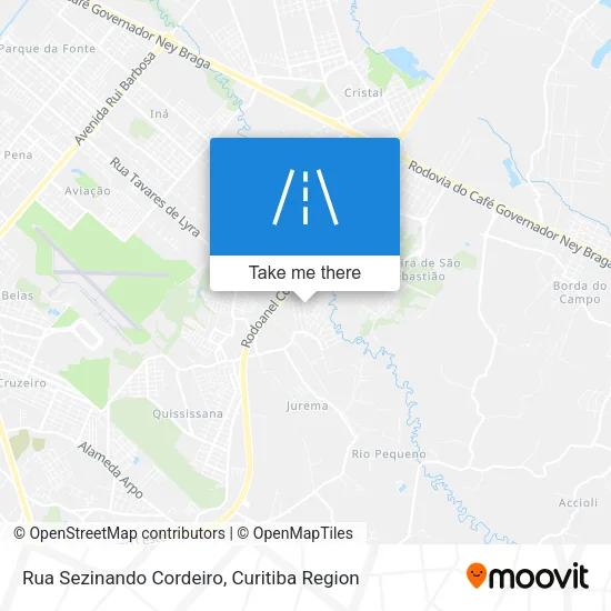 Rua Sezinando Cordeiro map