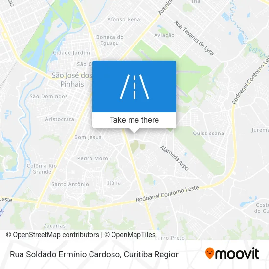 Rua Soldado Ermínio Cardoso map