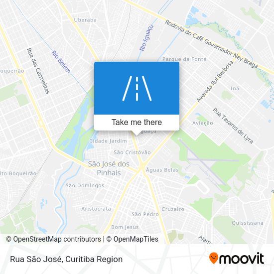Rua São José map