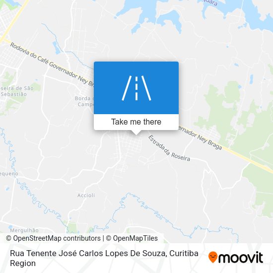 Rua Tenente José Carlos Lopes De Souza map