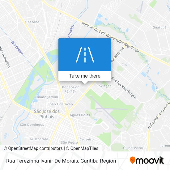 Rua Terezinha Ivanir De Morais map