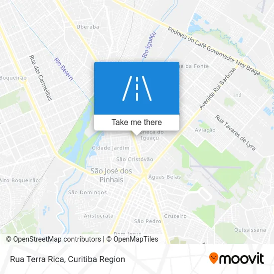 Rua Terra Rica map