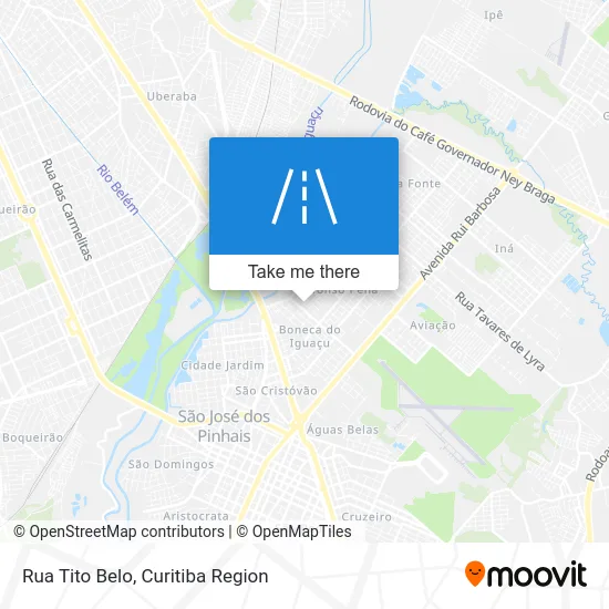 Rua Tito Belo map