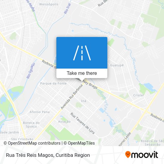 Rua Três Reis Magos map