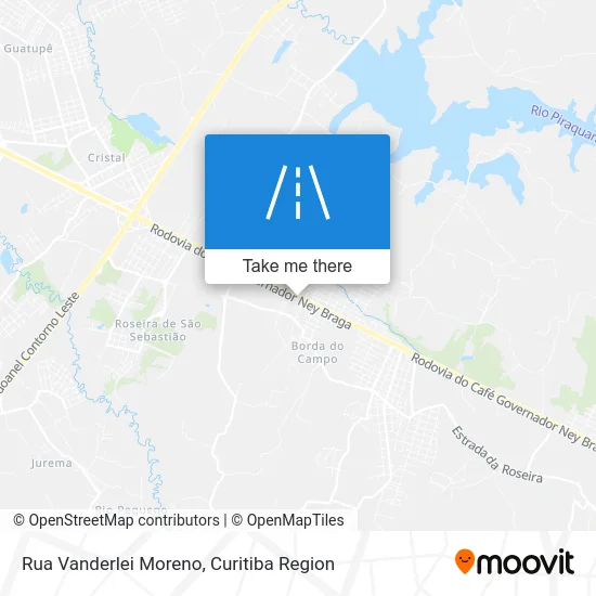 Rua Vanderlei Moreno map