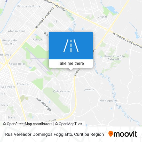 Rua Vereador Domingos Foggiatto map