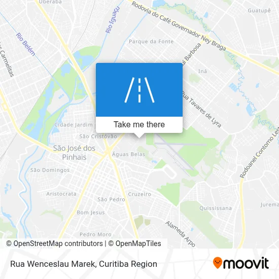 Rua Wenceslau Marek map