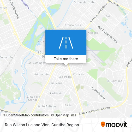 Rua Wilson Luciano Vion map