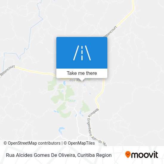 Rua Alcides Gomes De Oliveira map
