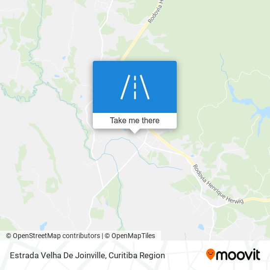 Estrada Velha De Joinville map