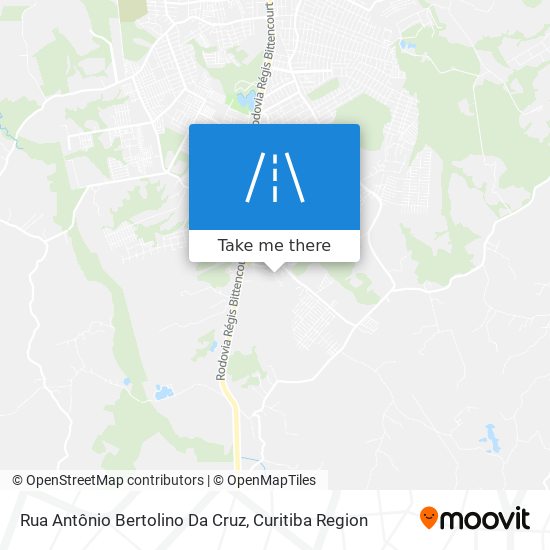 Rua Antônio Bertolino Da Cruz map