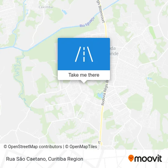 Rua São Caetano map