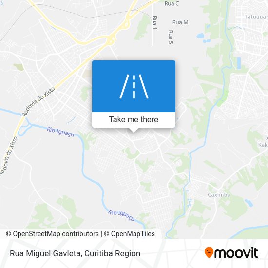 Rua Miguel Gavleta map