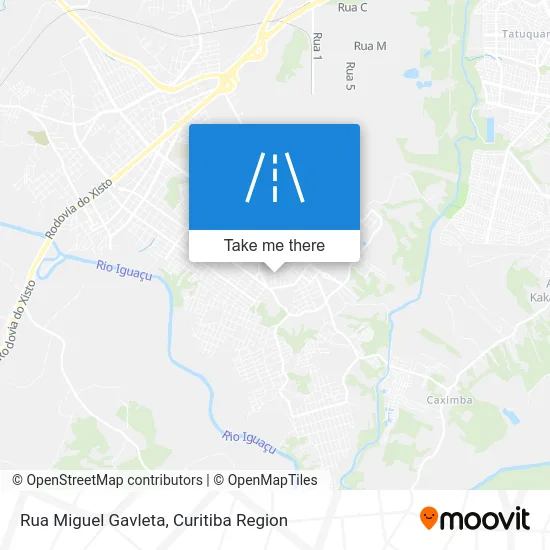 Rua Miguel Gavleta map