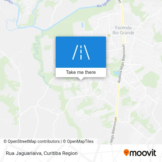 Rua Jaguariaiva map