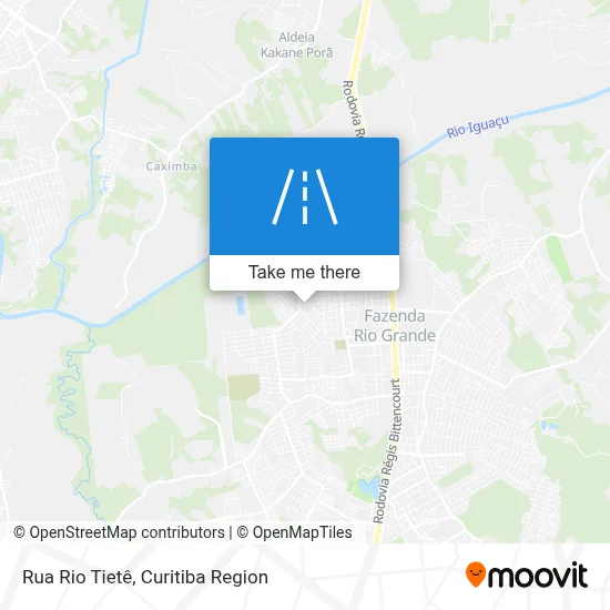 Rua Rio Tietê map