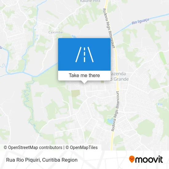 Rua Rio Piquiri map