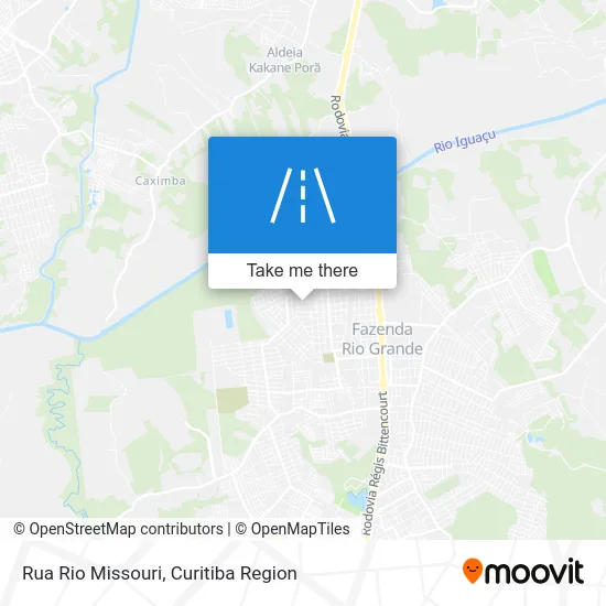 Rua Rio Missouri map