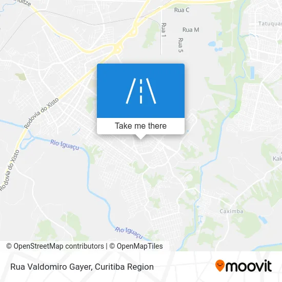 Rua Valdomiro Gayer map