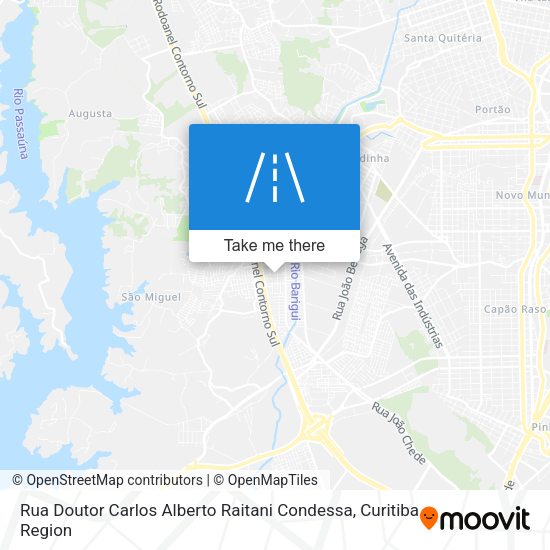 Rua Doutor Carlos Alberto Raitani Condessa map