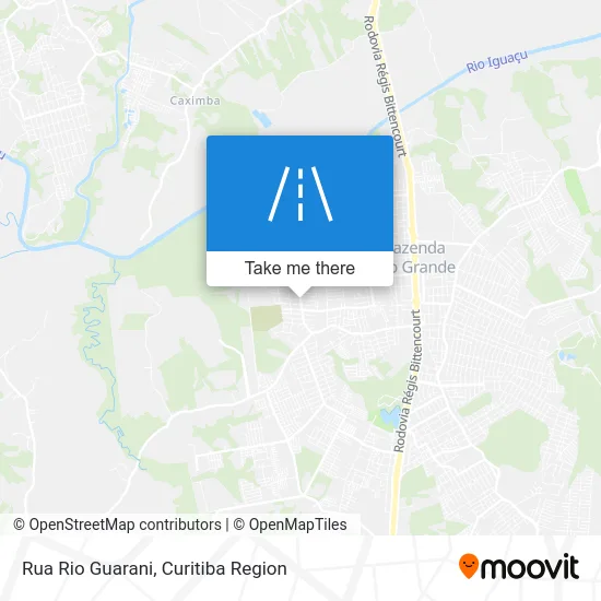 Rua Rio Guarani map