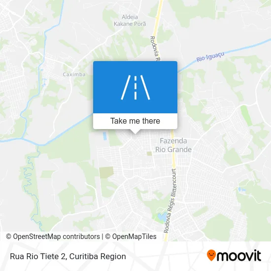 Rua Rio Tiete 2 map