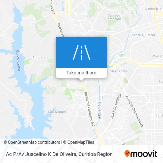 Ac P / Av Juscelino K De Oliveira map